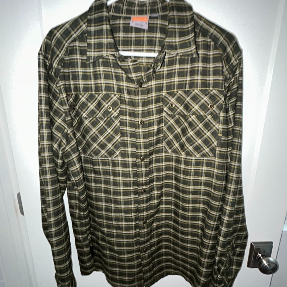Merrell opti-wick flannel shirt men's sz L NWOT
